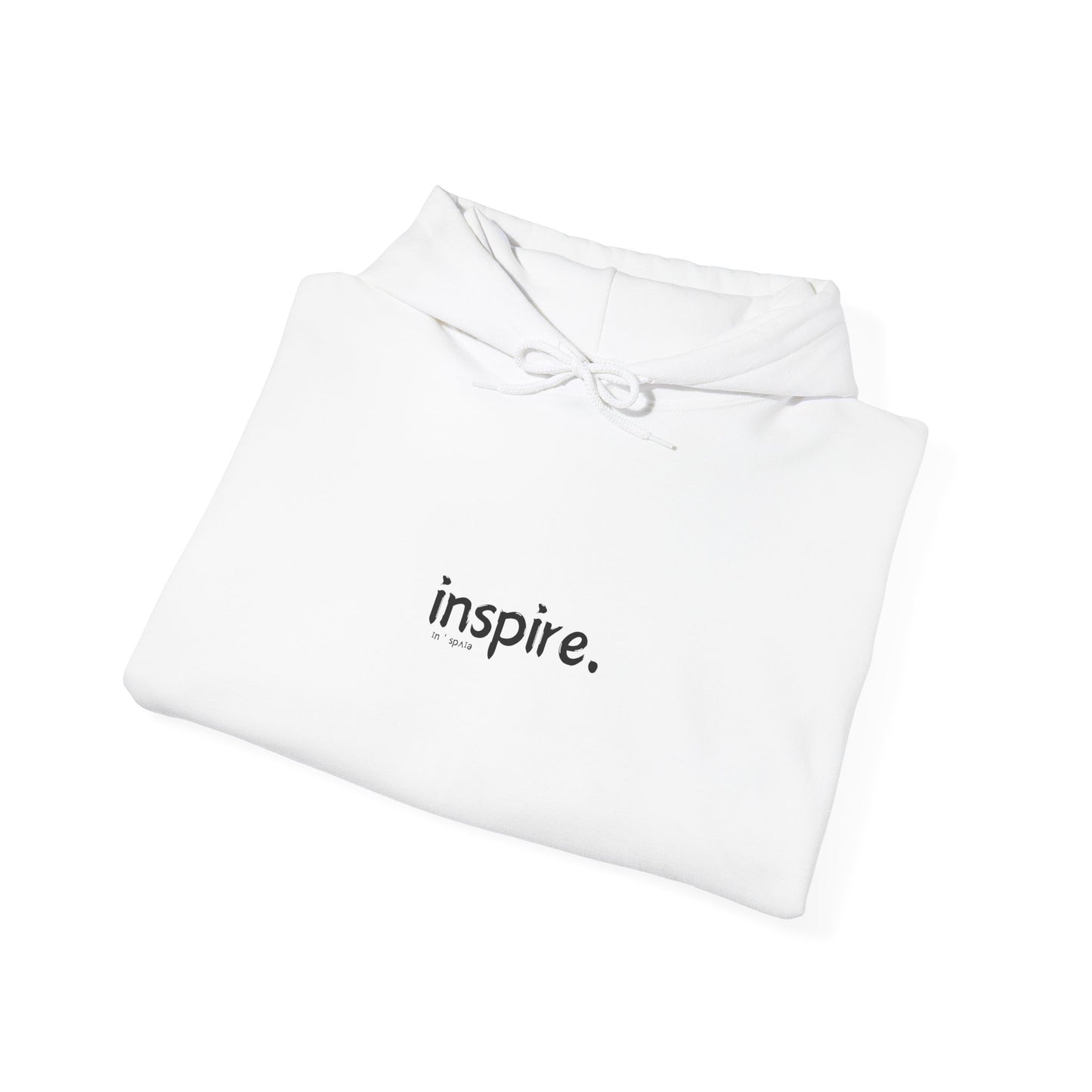 Inspire Unisex White Hoodie