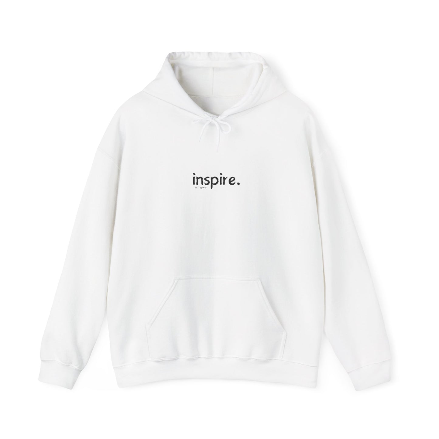 Inspire Unisex White Hoodie