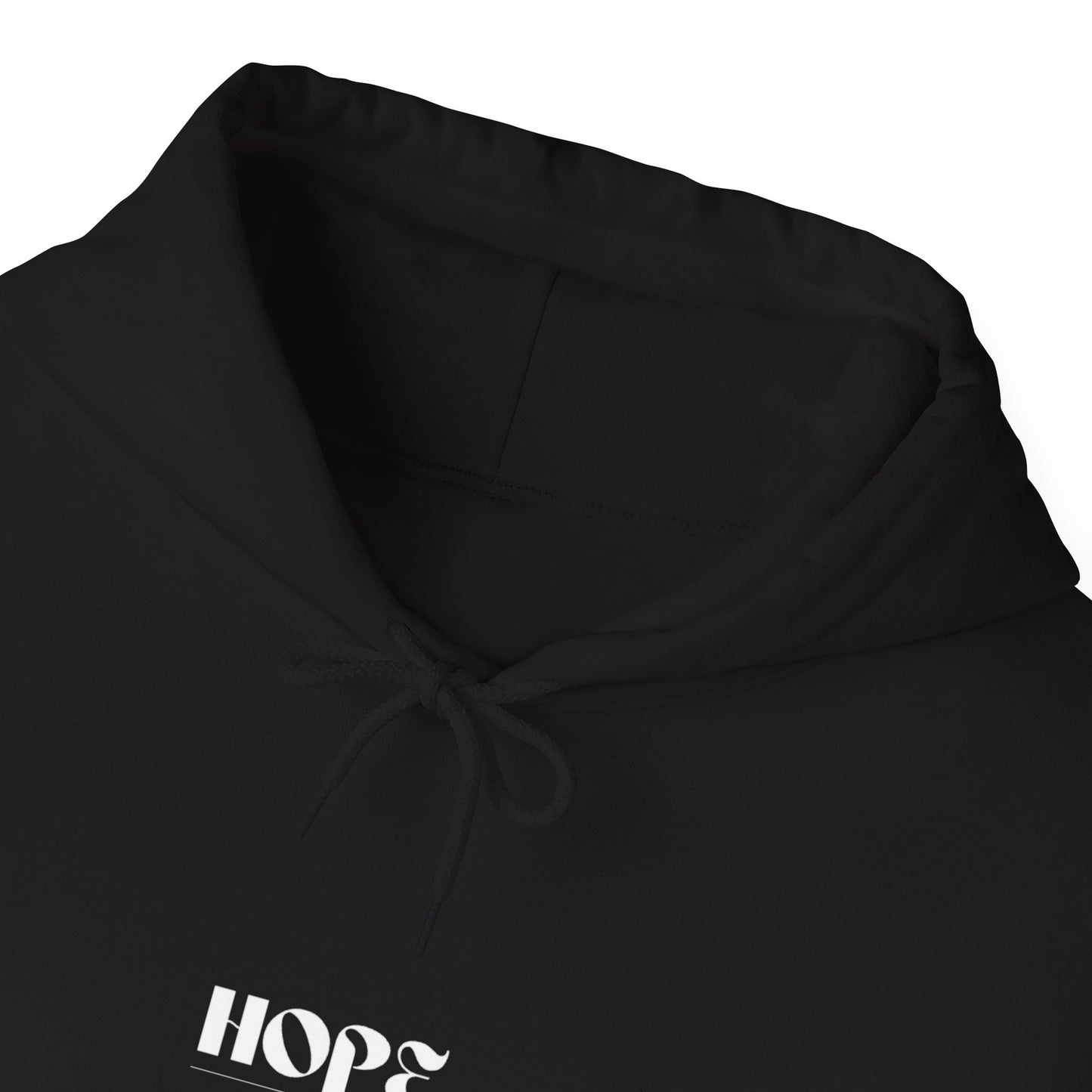 Hope Unisex Black Hoodie